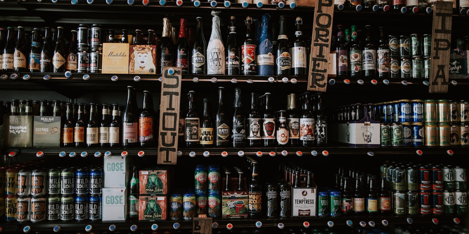 beer on shelf